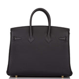 Hermes Black Togo Birkin 25cm Gold Hardware