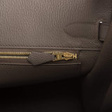 Hermes Etain Togo Birkin 30cm Rose Gold Hardware