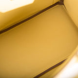 Hermes Birkin 25 Jaune Poussin Togo Gold Hardware