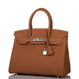 Hermes Gold Togo Birkin 30cm Palladium Hardware