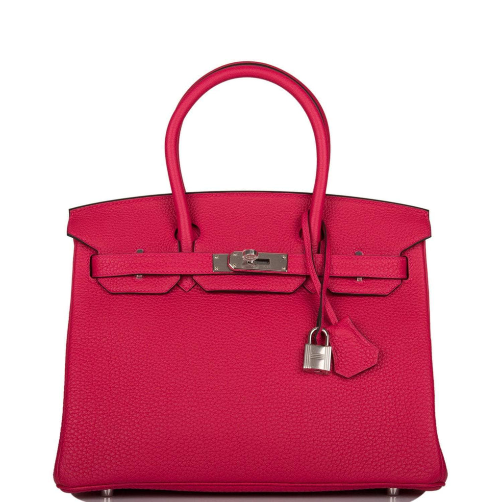 Hermes Birkin 30cm Framboise Togo Palladium Hardware