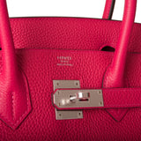 Hermes Birkin 30cm Framboise Togo Palladium Hardware