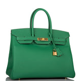 Hermes Cactus Epsom Birkin 35cm Gold Hardware