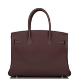Hermes Rouge Sellier Togo Birkin 30cm Gold Hardware