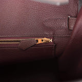 Hermes Rouge Sellier Togo Birkin 30cm Gold Hardware