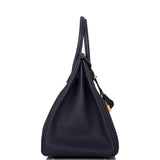 Hermes Bleu Nuit Togo Birkin 35cm Gold Hardware