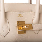 Hermes Craie Epsom Birkin 30cm Gold Hardware