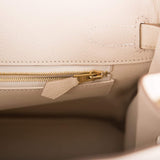 Hermes Craie Epsom Birkin 30cm Gold Hardware