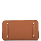 Hermes Birkin 25 Gold Togo Gold Hardware