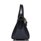 Hermes Birkin Sellier 25 Bleu Indigo Epsom Gold Hardware