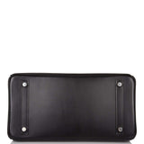 Hermes Birkin 30 Black Tadelakt Palladium Hardware