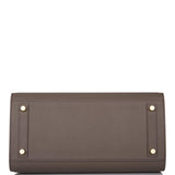 Hermes Etain Epsom Sellier Birkin 30cm Gold Hardware