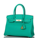 Hermes Birkin 30cm Menthe Togo Gold Hardware