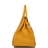 Hermes Birkin 35 Jaune Ambre Togo Gold Hardware