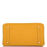 Hermes Birkin 35 Jaune Ambre Togo Gold Hardware