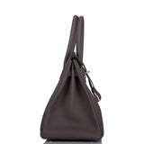 Hermes Birkin 30 Etain Togo Palladium Hardware