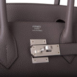 Hermes Birkin 30 Etain Togo Palladium Hardware