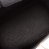 Hermes Birkin 25 Black Togo Gold Hardware