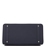 Hermes Birkin 40 Bleu Nuit Togo Gold Hardware