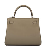 Hermes Kelly Retourne 28 Sauge Clemence Palladium Hardware