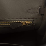 Hermes Birkin 25 Vert de Gris Togo Gold Hardware