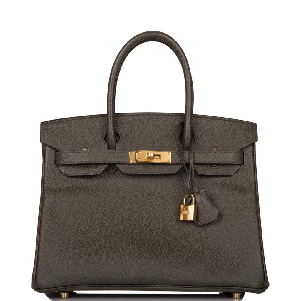 Hermes Birkin 30 Vert de Gris Epsom Gold Hardware