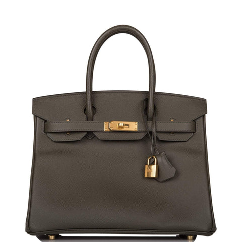 Hermes Birkin 30 Vert de Gris Epsom Gold Hardware