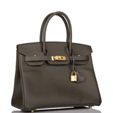 Hermes Birkin 30 Vert de Gris Epsom Gold Hardware