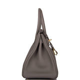 Hermes Birkin 30 Etain Togo Gold Hardware