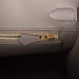 Hermes Birkin 30 Etain Togo Gold Hardware