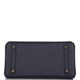 Hermes Birkin 30 Bleu Indigo Epsom Rose Gold Hardware