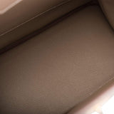 Hermes Etoupe Clemence Birkin 30cm Gold Hardware