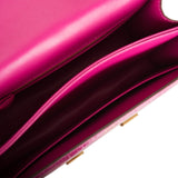 Hermes Rose Scheherazade Shiny Alligator Constance 24cm Gold Hardware