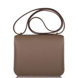 Hermes Etoupe Epsom Mini Constance 18cm Gold Hardware