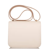 Hermes Craie Epsom Mini Constance 18cm Rose Gold Hardware