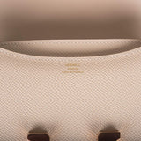 Hermes Craie Epsom Mini Constance 18cm Rose Gold Hardware