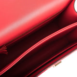 Hermes Rouge Exotique Lizard Niloticus Constance 24cm Gold Hardware