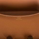 Hermes Mini Constance 18 Gold Epsom Gold Hardware