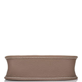 Hermes Etoupe Clemence Evelyne TPM Bag Gold Hardware