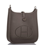 Hermes Etain Clemence Evelyne TPM Bag Palladium Hardware