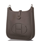 Hermes Etain Clemence Evelyne TPM Bag Palladium Hardware