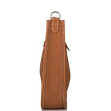 Hermes Gold Clemence Evelyne TPM Bag Palladium Hardware