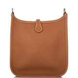Hermes Gold Clemence Evelyne TPM Bag Palladium Hardware