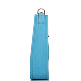 Hermes Bleu du Nord Clemence Evelyne TPM Bag Palladium Hardware