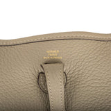 Hermes Sauge Clemence Evelyne TPM Bag Gold Hardware