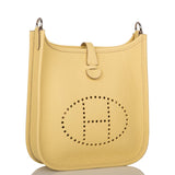 Hermes Jaune Poussin Clemence Evelyne TPM Bag Palladium Hardware
