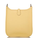 Hermes Jaune Poussin Clemence Evelyne TPM Bag Palladium Hardware