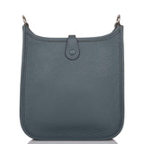 Hermes Bleu Orage Clemence Evelyne TPM Bag Palladium Hardware