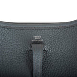 Hermes Bleu Orage Clemence Evelyne TPM Bag Palladium Hardware