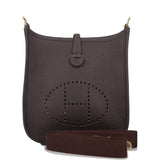 Hermes Ebene Clemence Evelyne TPM Bag Gold Hardware